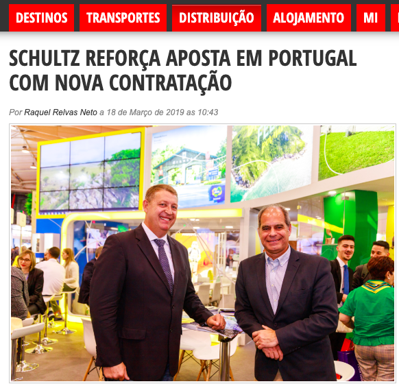 Portugal Online Oficial - O brasileiro Aroldo Schultz, diretor da Schultz Portugal, anuncia contratação de diretor